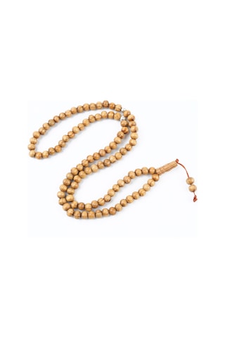 Meram Kavak 99luk Küre Kesim 7.5mm Namaz Tesbihi-açık Kahverengi Açık Kahverengi