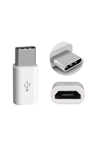 Usb 3.1 Type C To Mikro Usb Şarj Dönüştürücü Çevirici Adaptör Samsung Uyumlu Note 7 Lg G5 Gm5 Plus Mac