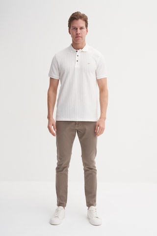Cazador 40520 Erkek Beyaz Polo Yaka Tshirt