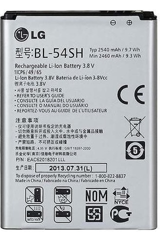 LG Uyumlu G3 Beat / Aka /LG L80 Magna Pil Batarya Bl-54Sh