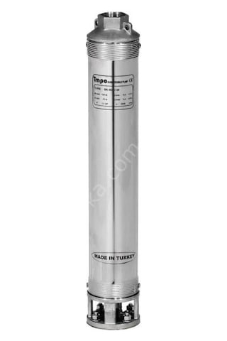 Impo Sk 412/11 Krom Başlıklı 3hp Monofaze Derin Kuyu Dalgıç Pompa Motorlu