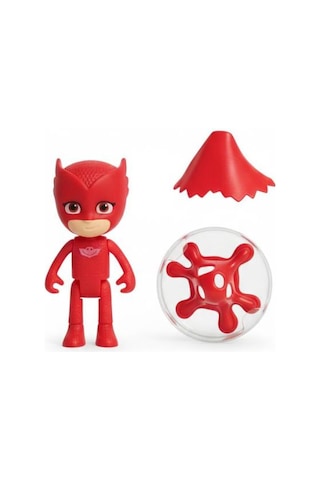 Pj Maskeliler Tekli Aksesuarlı Figür Karakter Oyun Seti Pj Mask Kırmızı