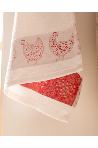 Madame Coco Poulette Mutfak Havlu Seti Hvlu00000001482'li Mutfak Havlu Seti-ekru/taş