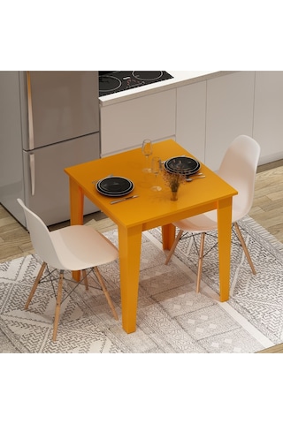 Loren 72 X 72 Yemek - Mutfak Masası Turuncu