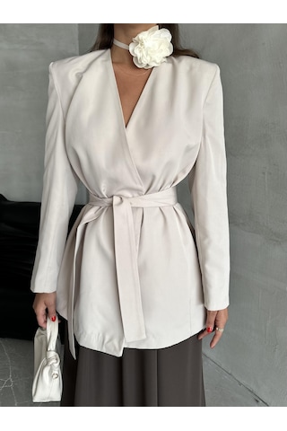 Taş Elegant Kuşaklı Ceket TAŞ Taş