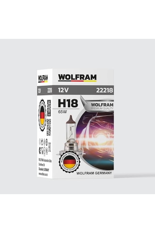 H18 Ampül Gümüş Kafa Yeni Nesil Py26d-1 12v 65w - Wolfram 22218