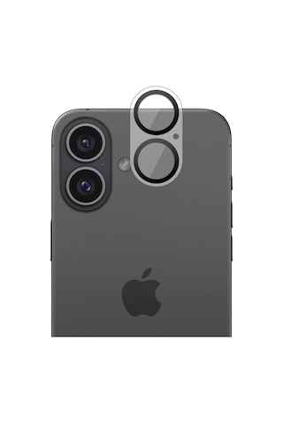 Buff Apple Uyumlu iPhone 17 Şeffaf Kamera Lens Koruyucu Şeffaf