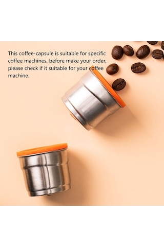 Bloomnest Paslanmaz Çelik Ev Kapsülleri, Illy X7.1/y3.2/y5 Uyumlu, Tekrar Kullanılabilir Kahve Aksesuarı