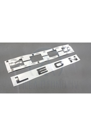 Seat Leon Mk1 Mk2 1p 5f 2006-2020 Bagaj Yazısı Krom