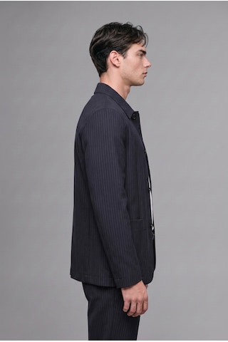 Defacto Regular Fit Polo Yaka Pamuk Astarlı Blazer Ceket G7970ax25wnnv86 Lacivert-nv86