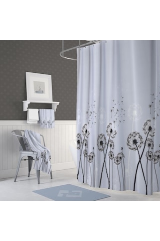 Zethome Jackline Banyo Duş Perdesi 2200 Tek Kanat 1x120x200 Gri