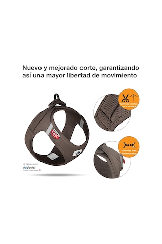 Vest Harness Curli Clasp Air-mesh Brown Xs Çok Renkli