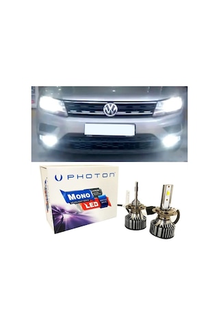 Vw Tiguan Led Xenon Uzun Far Ampulü H7 Mono Yeni Seri Beyaz 2016+