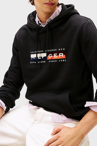 Tommy Hilfiger Erkek Sweat Mw0mw40041 Bds Siyah Siyah