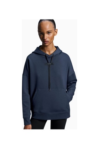 On Relaxed Hoodie Lumos Kadın Kapüşonlu Sweatshirt Lacivert
