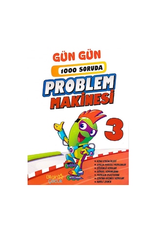 Bilgin Çocuk 3. Sınıf 1000 Soruda Problem Makinesi