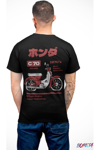 Bumeta Kore C70 1970 Most Popular Motorbike Motorsiklet Unisex Tişört T-shirt 001