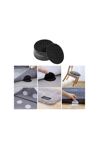 10 ADET Halı Kaydırmaz Yuvarlak Bant Çarşaf,örtü Kaymasını Önleyi