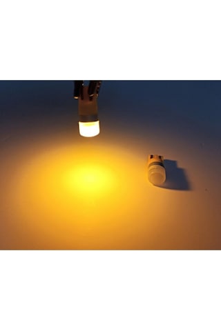 Femex T10 Ampul 1smd 3030 Chipset Mini Turuncu Led Aktif Canbus