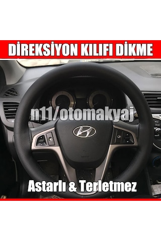 Hyundai I20 2015-2018 Oto Direksiyon Kılıfı Dikme