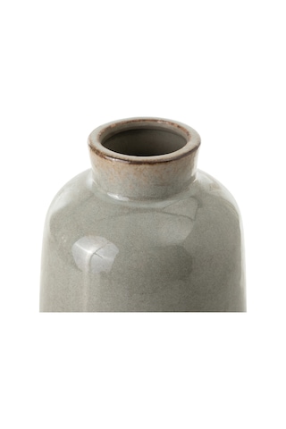 Mudo Home Ashen Seramik Vazo 16x31 Cm Gri