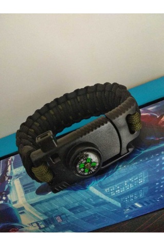 PARACORD DÜNYASI Paracord King Cobra Survival Bileklik