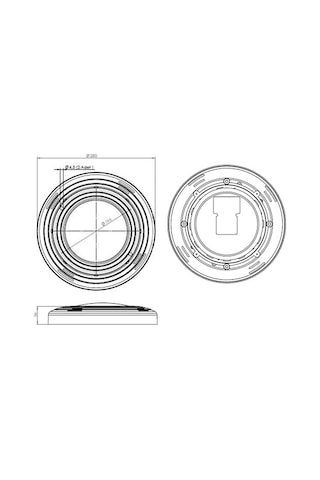 Cometepool Siyah Çerçeve Günışığı Işık Smd Led Havuz Sıva Üstü Ve Sıva Altı Joker Aydınlatma Lambası 33w-toptancıyızbiz