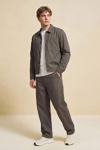 Defacto Slim Fit Dar Kesim Polo Yaka Astarlı Düğmeli Mont F7756ax26spkh148 Haki-kh148