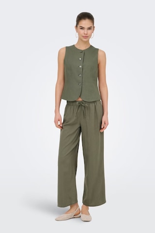 Only Onlgoa Regular Fit Bisiklet Yaka Düğmeli Yelek Bayan Yelek 15363724 Haki