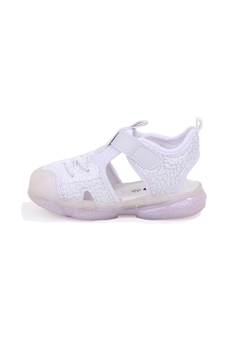 Vicco Monrovia 321b24y211 Beyaz Ortopedik Günlük Işıklı Kız Çocuk Spor Sandalet