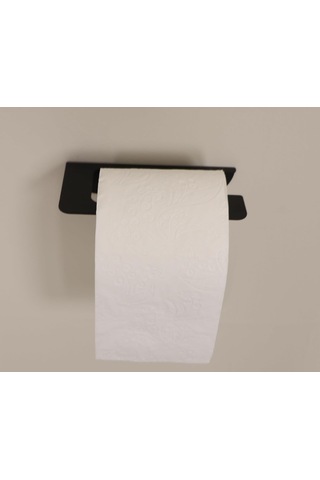 Yapışkanlı Ve Vidalı Mat Siyah Oval Tuvalet Kağıtlığı Wc Kağıtlık Tuvalet Kağıdı Askısı Diğer