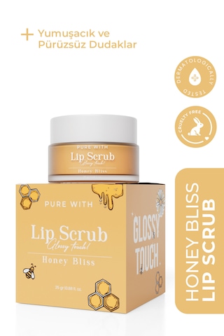 Pure With Nemlendirici Ve Besleyici Bal Aromalı Dudak Peelingi 25 G