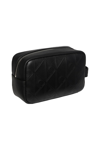 Calvin Klein Erkek Xl Emblem Aop Emboss Siyah Dopp Kit-13203 Siyah