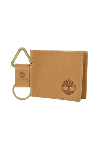 Timberland Billfold Wallet & Key Fob Gift Set Erkek Cüzdan-32677 Kahverengi