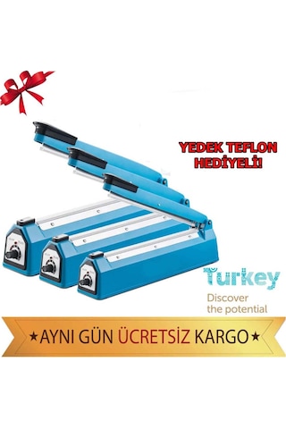 Poşet Ağzı Kapama Yapıştırma Makinası 20 Cm Plastik Gövde N11.49424