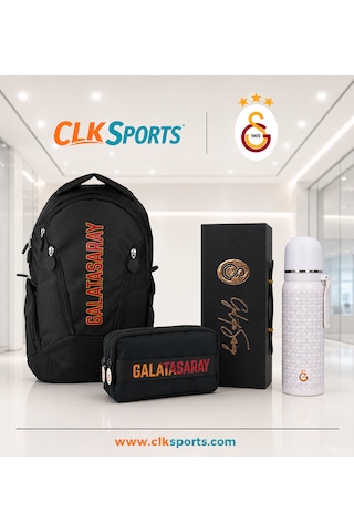 Galatasaray Fermuar Detaylı Sırt Çantası , Kalem Çantası , Özel Kutusunda Termos Matara Set 693989