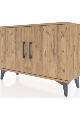 Arges Şifonyer Tek Raflı 2 Kapaklı 88x30x64 Çam-çam Çam