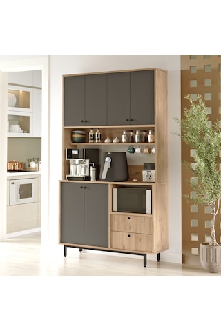 Lounge Kahve Köşesi Çok Amaçlı Dolap Mutfak Dolabı Re7-sa