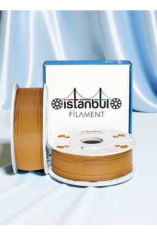 İstanbul Filament 3d Baskı Pla Filament Sütlü Kahve Renk 1 Kg Ø 1,75mm 0,05 Mm Bambu Lab Uyumlu 1.75mm