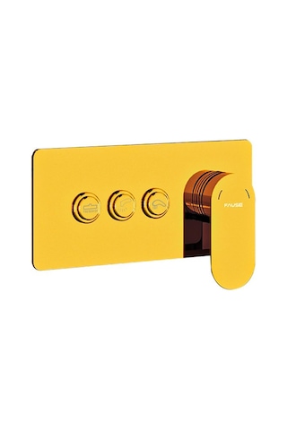 Fause Ankastre Banyo Bataryası Comfort 3 Yönlü Gold Kab103-3G Gold