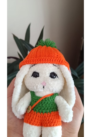 El Örgüsü Amiguruimi Tavşan Bebek - Dekoratif Ve Hediyelik Oyuncak 18 Cm El Örgüsü Amiguruimi Tavşan Bebek - Dekoratif Ve Hediyelik Oyuncak 18 Cm