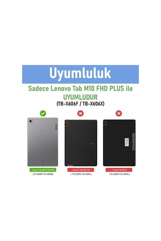 M10 Plus Uyumlu Tb-x606x Tb-x606f Nano Kırılmaz Ekran Koruyucu Şeffaf Cam Koruyucu Tam Uyumlu Kılıf
