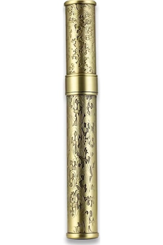 Damascus Desen Metal Puro Kılıfı Tüpü Tekli Gold 50 Ring