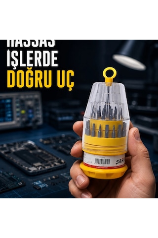 Kompakt Tornavida Seti Elektronik Cihaz Tamiri İçin 00227969