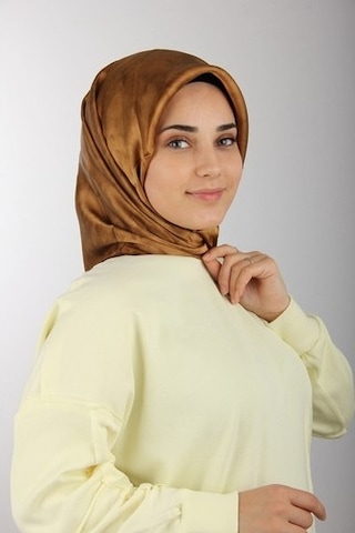 Gold Aker Ipek Krep Saten Eşarp 7208701-332/3421070161702