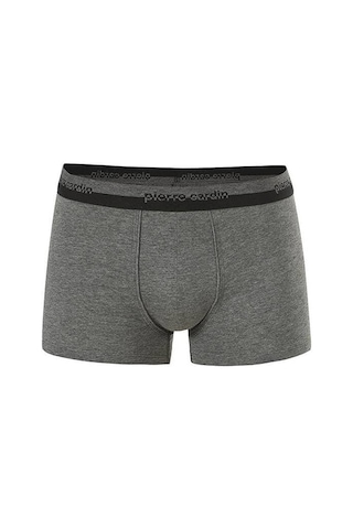 Pierre Cardin Erkek 3'lü Boxer Çizgili/düz Siyah