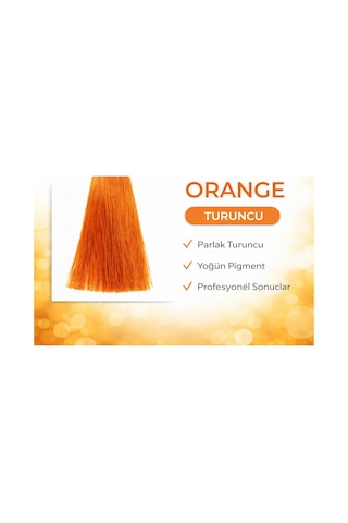 Dna Saç Boyası Kalıcı Prof Krem Boya Yoğun Pigment & Parlaklık Mix Turuncu Orange 100ml