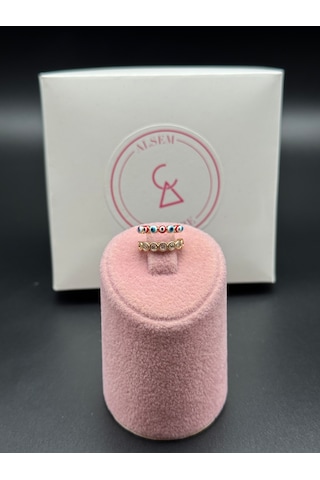 Gold Kaplama Nazar Boncuklu Taşlı Earcuff Küpe Gold Kaplama Kıkırdak Küpe