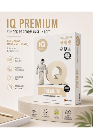 Mondi Iq Premium Fotokopi Kağıdı A4 100 G 500 Lü