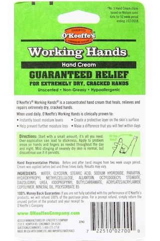 O Keeffes Working Hands El Kremi 76 G